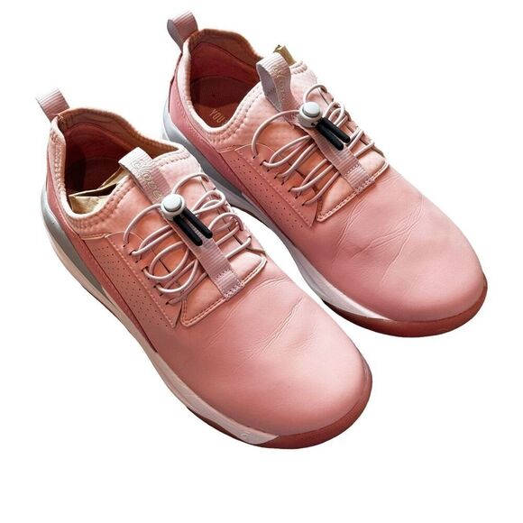 CLOVE Unisex Classic Slip-On Fluid-Resistant Sneakers Pink Size W9.5/M8 NWOB - Picture 8 of 11